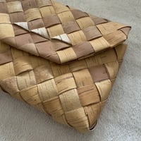 [min favorit  YKR 22] 白樺細工のクラッチ・バッグ
