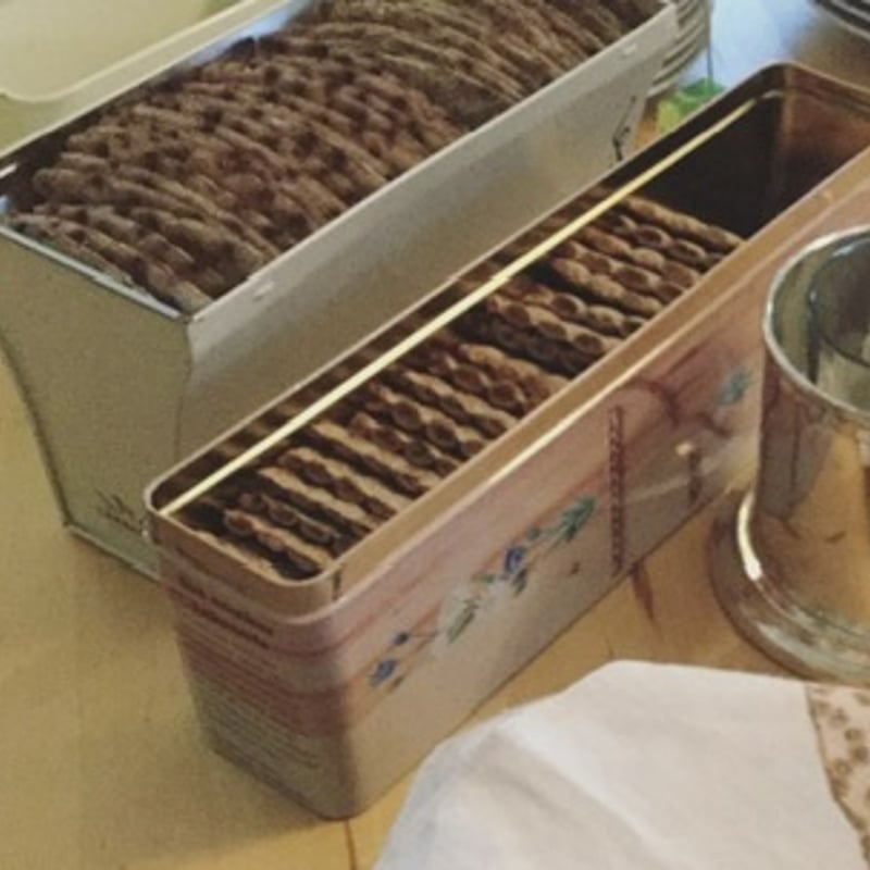 little north 81] スウェーデン Leksands Knäckebrödの缶