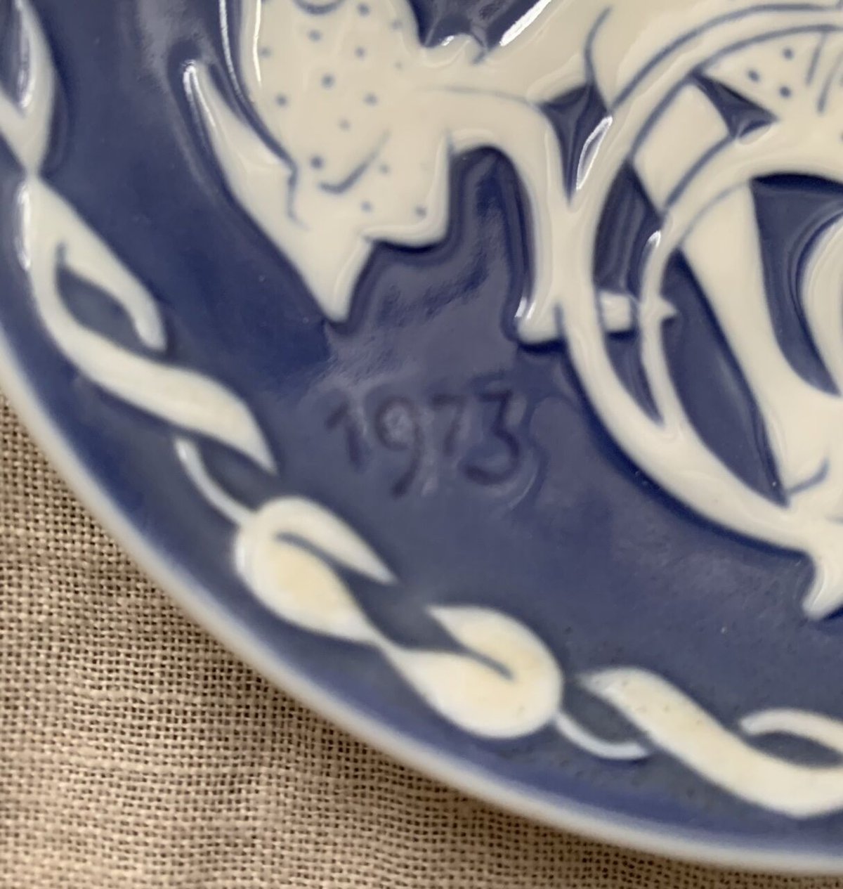 little north35] ロイヤル・コペンハーゲン 母の日プレート(1973年・花