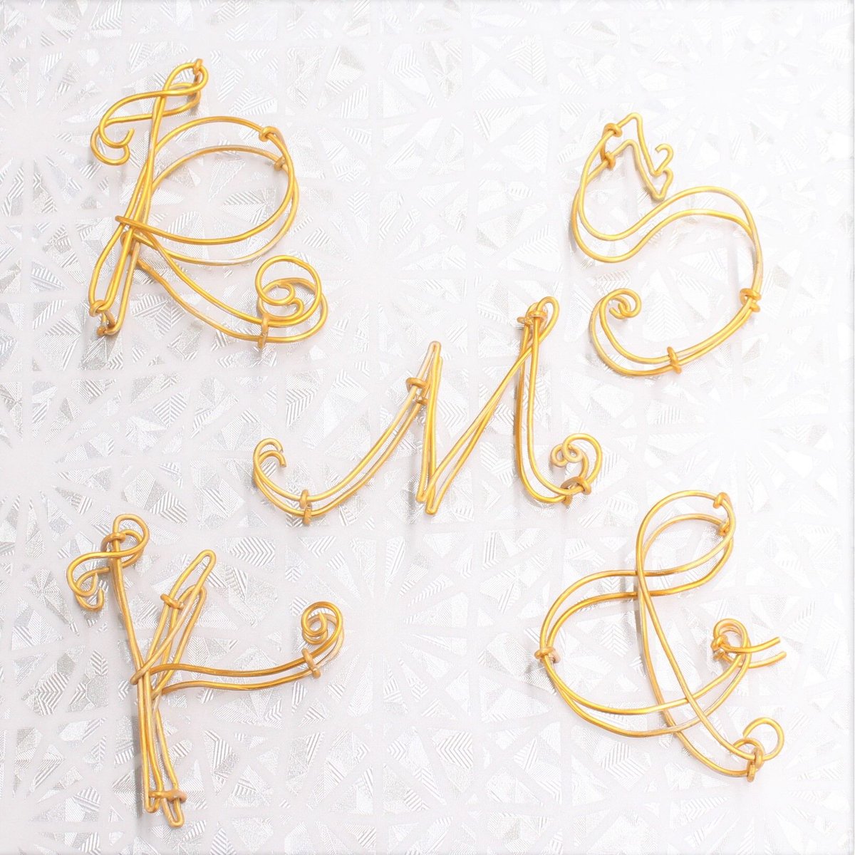 Azusa様確認用♡ウエディングバージョン・イニシャルオブジェ naa007様確認用♡ウエディングバージョン・イニシャルオブジェの