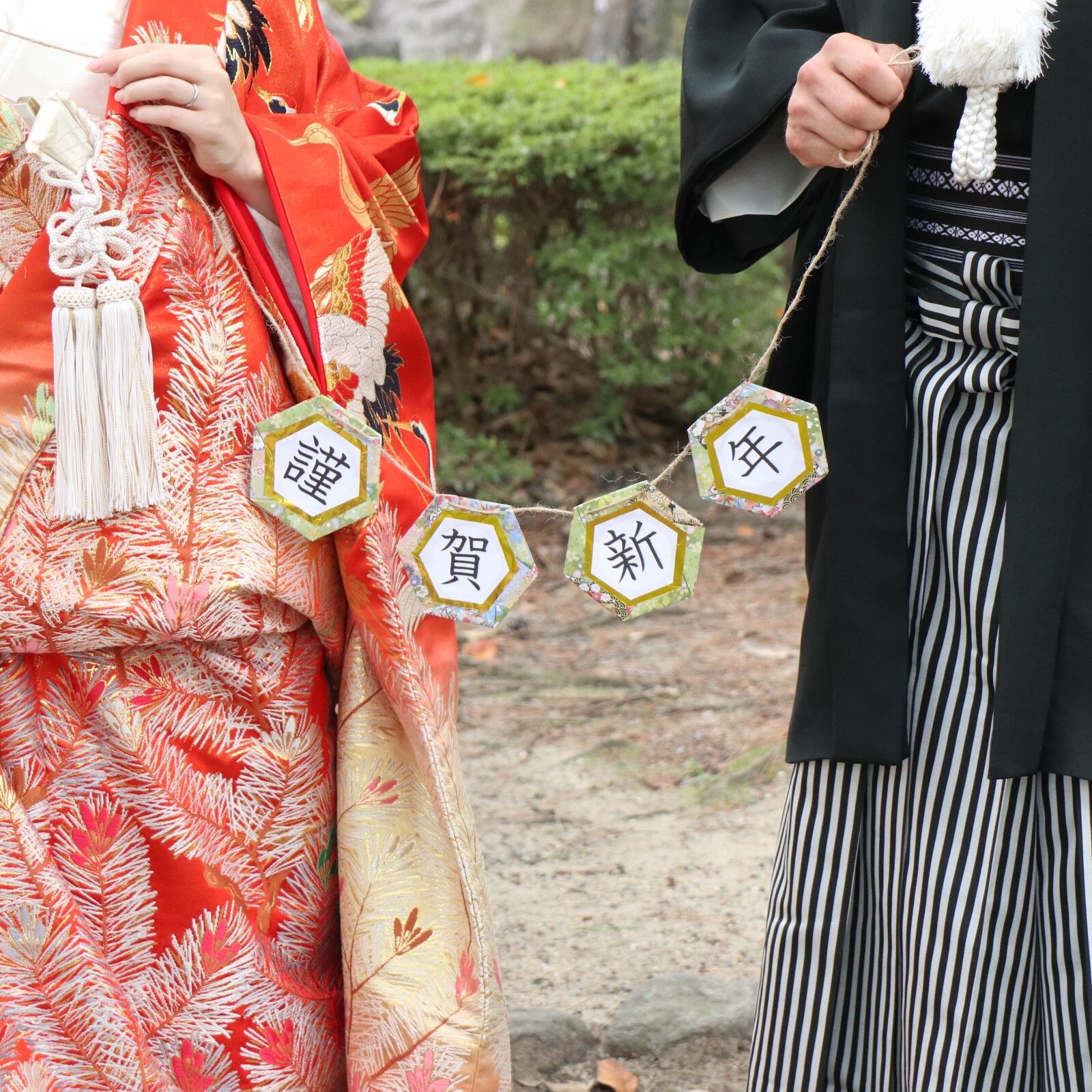 ガーランド3点セット 和装前撮り小物 | 結婚式前撮りアイテム