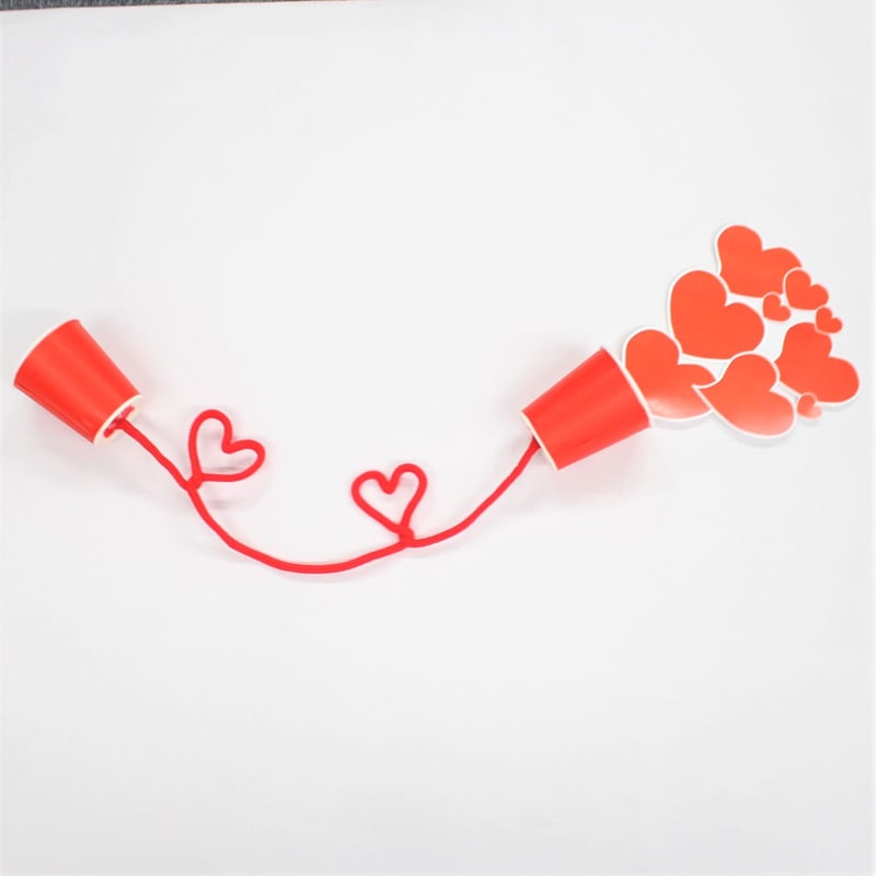 前撮り小物　ガーランド　糸電話　変身棒 前撮り小物 ガーランド 糸電話 変身棒 送料無料＊紙コップ付 糸電話