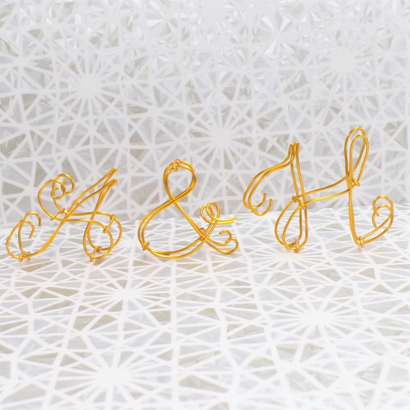 送料無料＊3文字セット イニシャルオブジェ | 結婚式前撮りアイテム