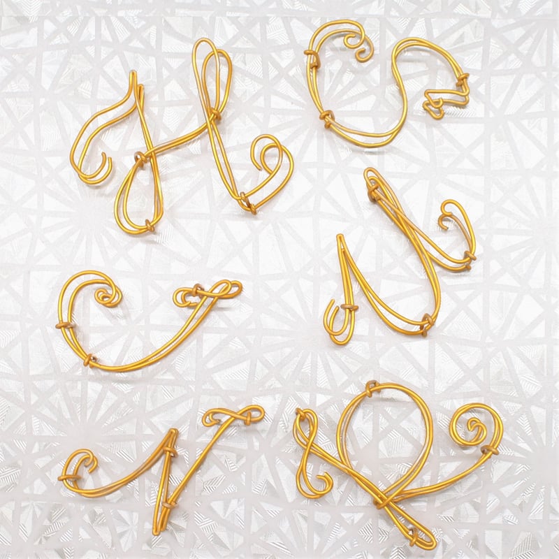 送料無料＊イニシャルオブジェ | 結婚式前撮りアイテム、ウェディング