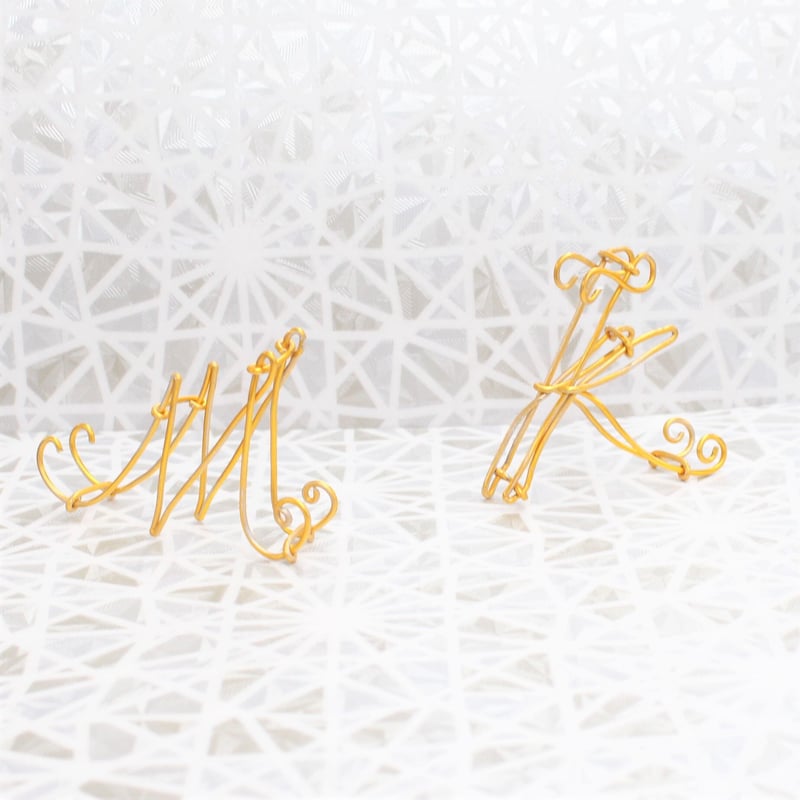 送料無料＊3文字セット イニシャルオブジェ | 結婚式前撮りアイテム