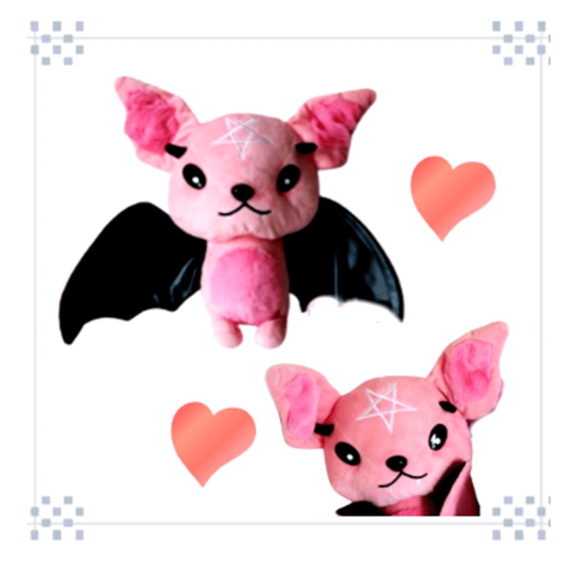 コウモリのモフモフぬいぐるみ(大) | shop LOVE BAT