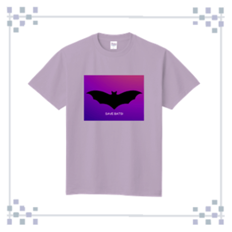 コウモリのオリジナルTシャツ・ユニセックス(カスタマイズ可能)