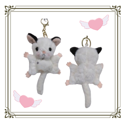 可愛いモモンガのぬいぐるみキーホルダー | shop LOVE BAT