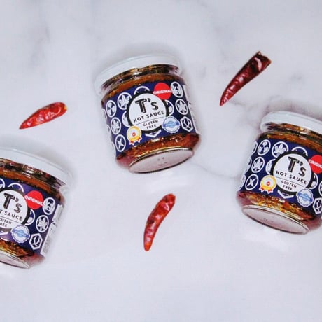【椿セレクション】T's Hot Sauce グルテンフリーヴィーガンラー油　３本セット無添加　万能調味料