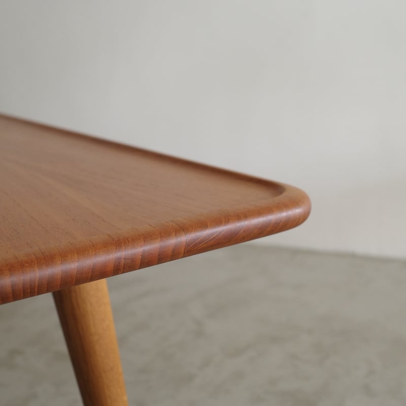 Hans J. Wegner / AT11 ソファテーブル（ teak / oak ） | 𝐟