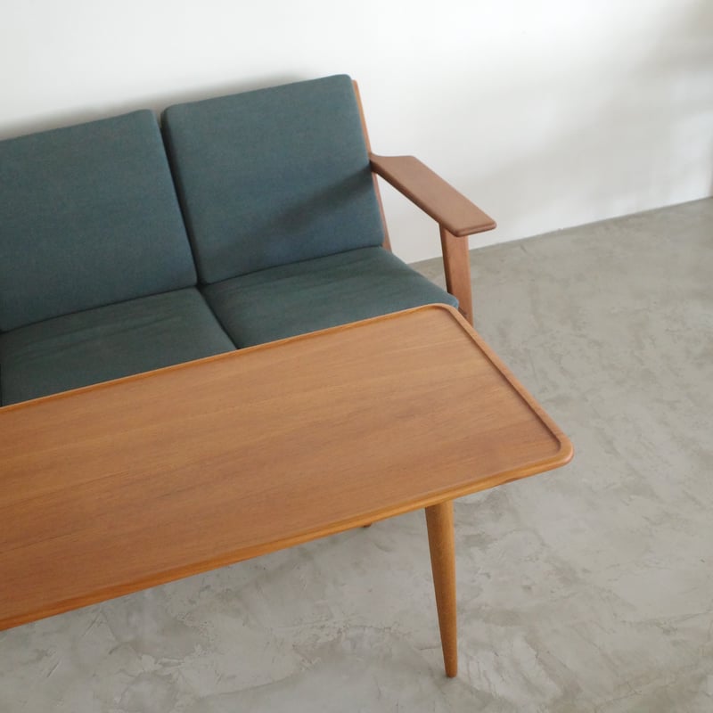 Hans J. Wegner / AT11 ソファテーブル（ teak / oak ） | 𝐟