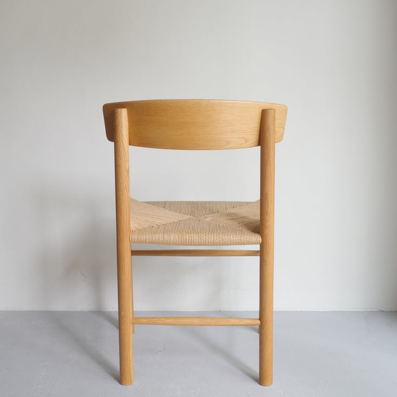 ちーぼう Borge Mogensen J39 oak oil J39 Dining Chair - Oak Oil, Natural Paper Cord Seat - Rouse Home
