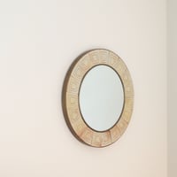 Danish porcelain maker / ラウンドミラー