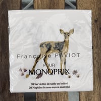 MONOPRIX 紙ナプキン(鹿)