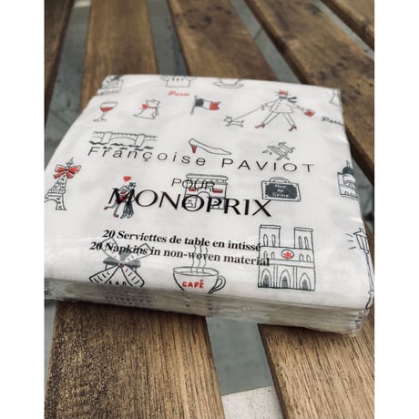MONOPRIX 紙ナプキン(パリジェンヌ)