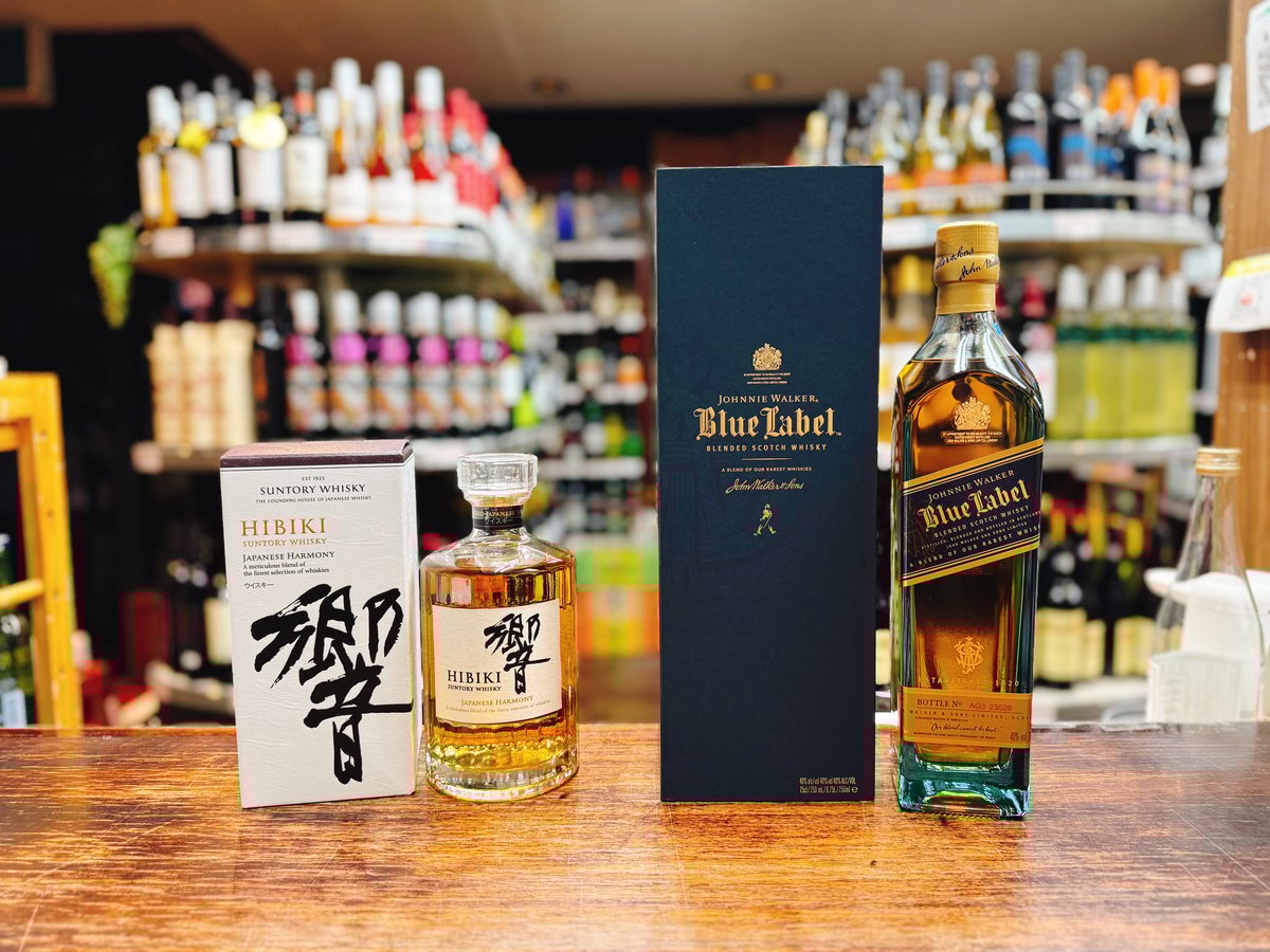 サントリー 響 JAPANESE HARMONY ＆ ジョニーウォーカー ブルーラベル