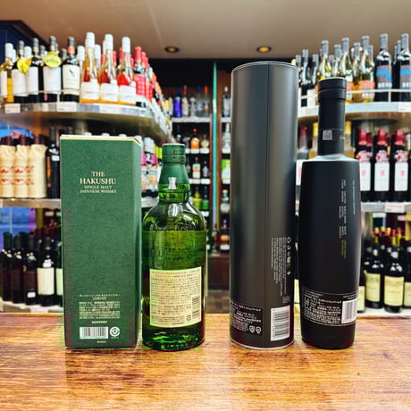 サントリー　シングルモルトウイスキー　白州　12年　＆　オクトモア15.1 　スコティッシュバーレイ　2本飲み比べセット
