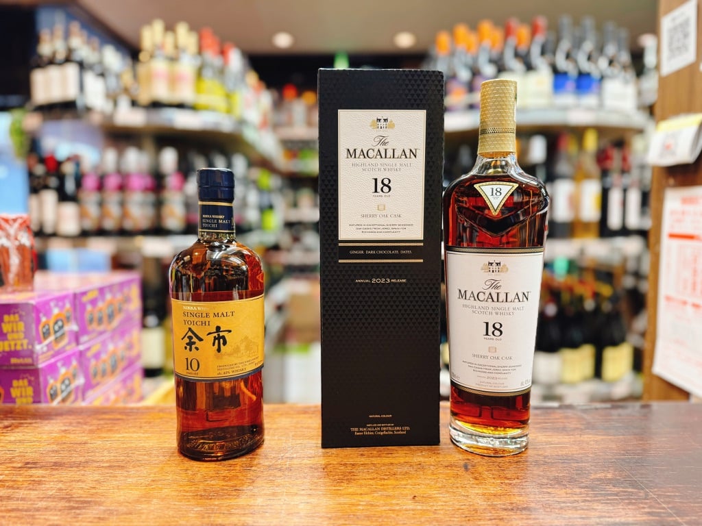 ニッカ シングルモルト余市10年 ＆ ザ・マッカラン シェリーオーク18年