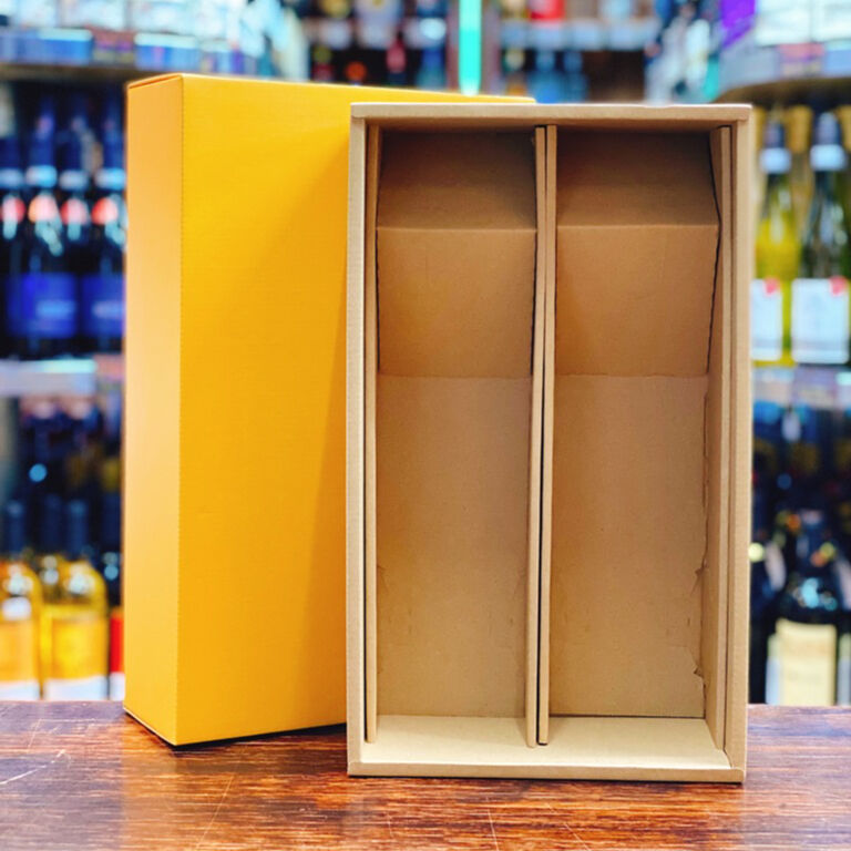 シャンパン用 ギフト箱 マスタード 2本用 | 大塚酒店