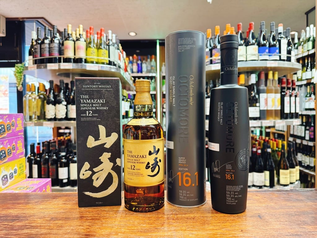 サントリーシングルモルトウイスキー 山崎12年 ＆ オクトモア 16.1 2本