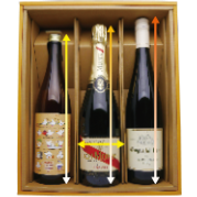 シャンパン用 ギフト箱 マスタード 3本用 | 大塚酒店