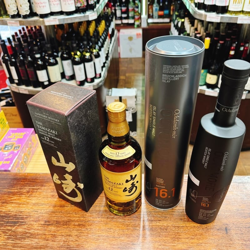 サントリーシングルモルトウイスキー 山崎12年 ＆ オクトモア 16.1 2本