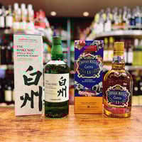 サントリー　シングルモルトウイスキー　白州　＆　シーバスリーガル エクストラ13年 アメリカンライカスク　2本飲み比べセット