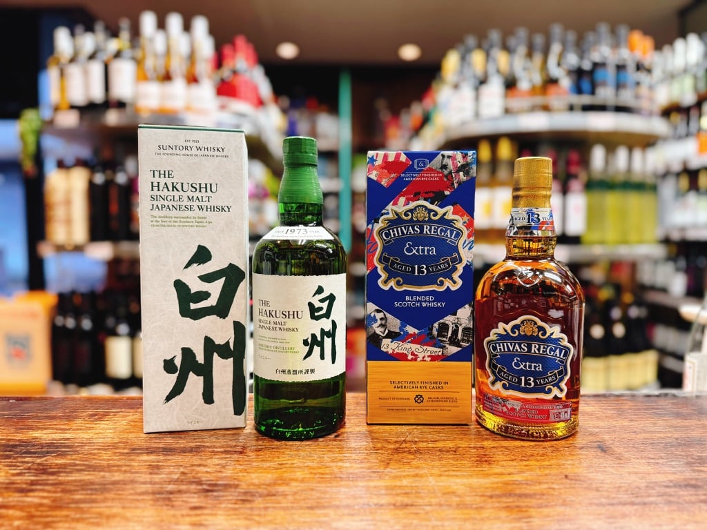 サントリー シングルモルトウイスキー 白州 ＆ シーバスリーガル