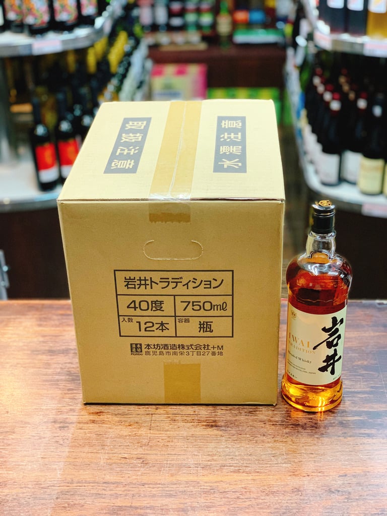 ケース販売 ﾏﾙｽ 岩井ﾄﾗﾃﾞｨｼｮﾝ 40度 750ml ✖️ 12本（1ケース