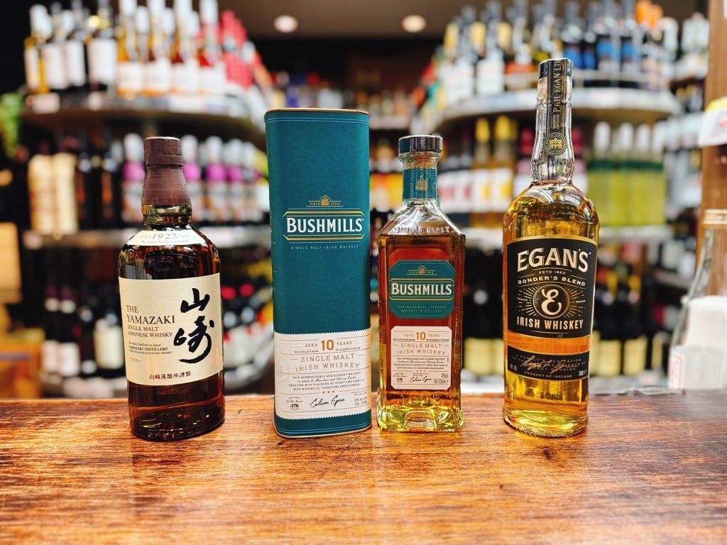 BUSHMILLS 10年 & 12年 シングルモルトウイスキーセット ブッシュミルズ10年、12年セット BUSHMILLS 12年・10年