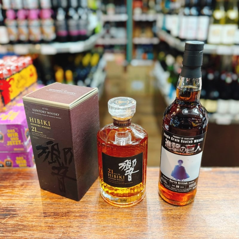 サントリー ブレンデッド ジャパニーズウイスキー 響21年 ＆ 進撃の