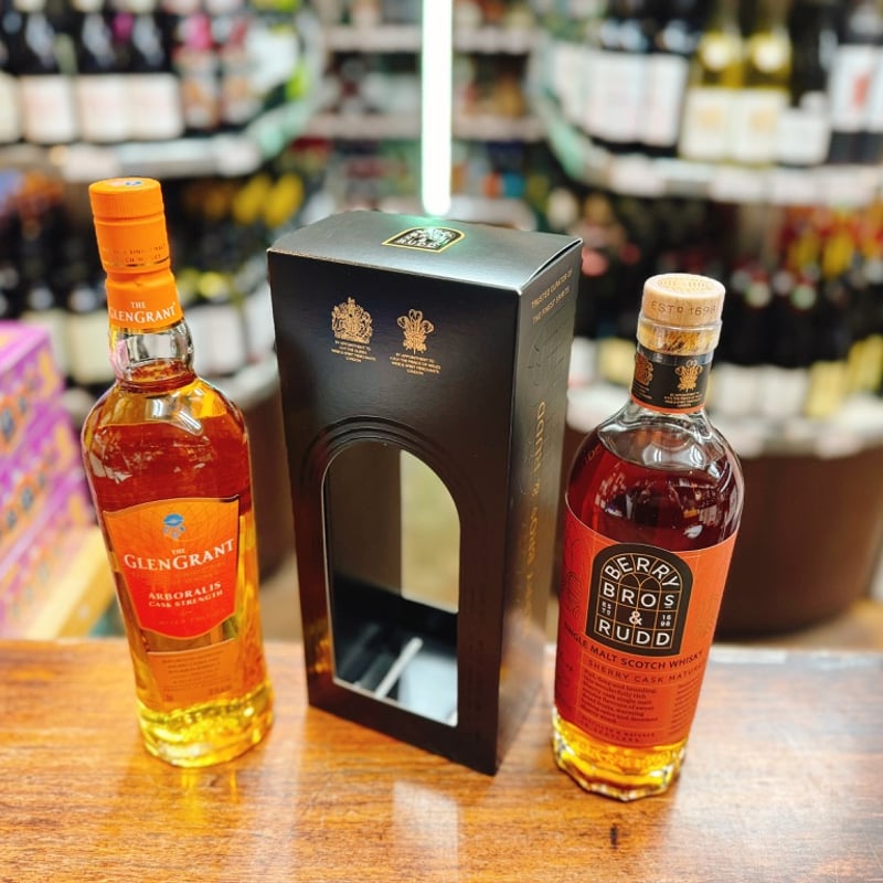 グレングラント限定品セット(アルボラリスカスクストレングス、シェリーカスク) グレングラント アルボラリス カスクストレングス ＆ BB&R クラシック