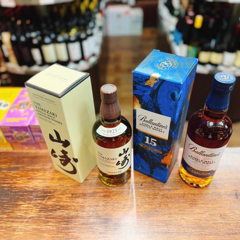 Ballantine's 15年 シングルモルトウイスキー 3本セット グレントファース 15年 バランタイン シングルモルト#3 40% : くりりん