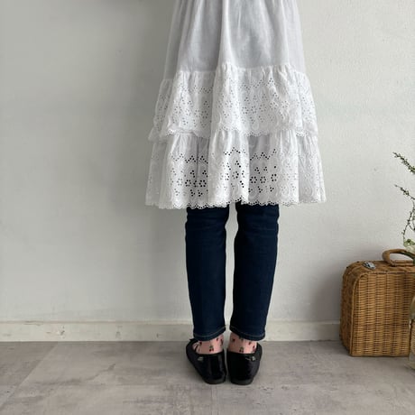 Vintage cotton frill skirt