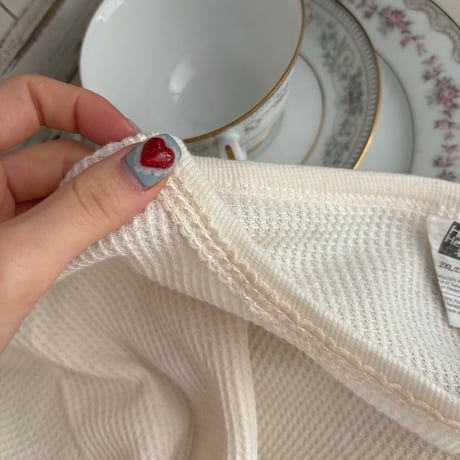 Vintage mini lace thermal tops