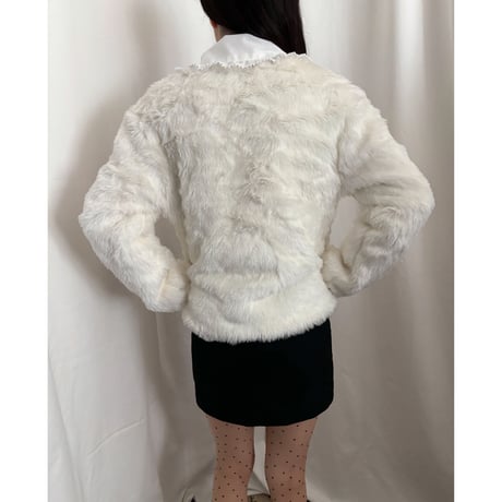 Vintage short fur coat