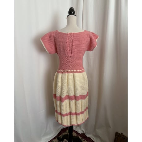 Vintage knit one-piece