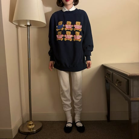 Vintage American bear print sweat