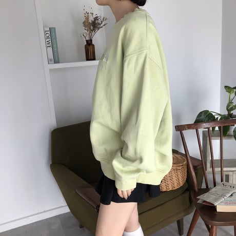 Vintage baby green logo sweat