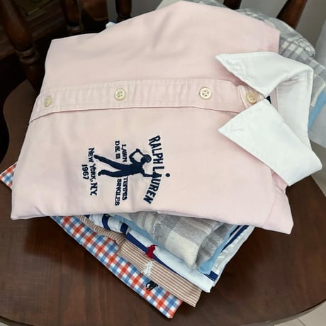 Used Polo baby pink embroidery shirt