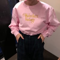 embroidery sweat pink