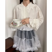 Vintage candy sleeve blouse
