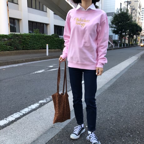 embroidery sweat pink
