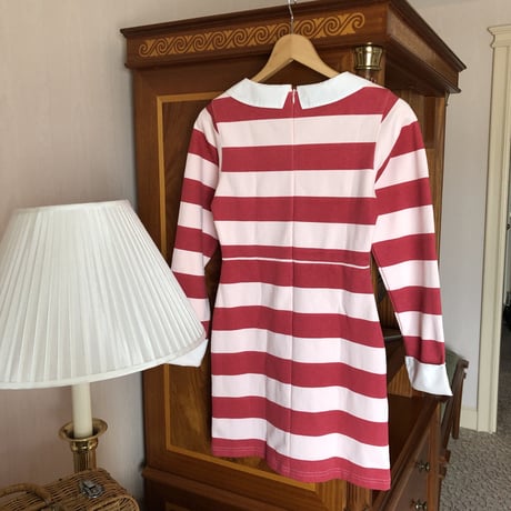 Classical girl stripe one-piece
