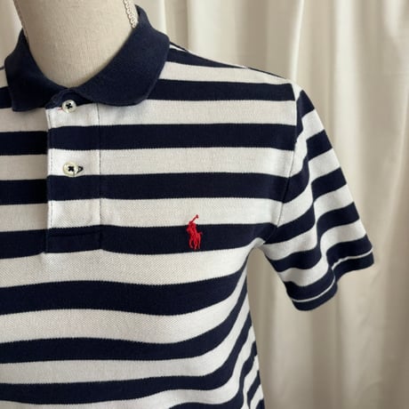 Used polo shirt<stripe>