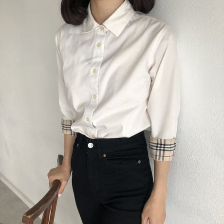Vintage burberry check shirt