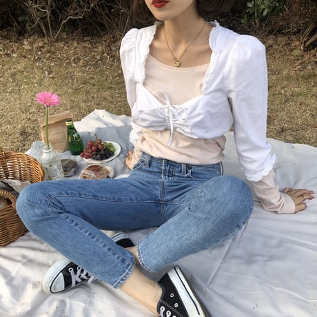 long sleeve tyrol blouse