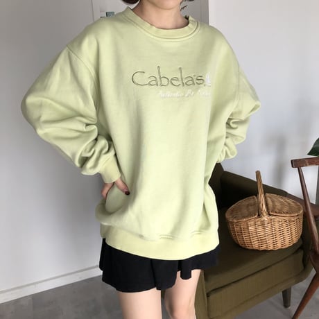 Vintage baby green logo sweat