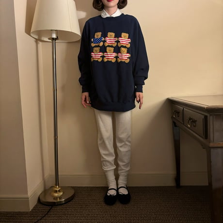 Vintage American bear print sweat