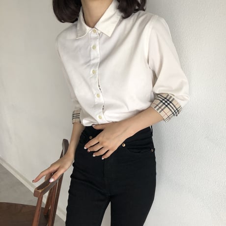 Vintage burberry check shirt